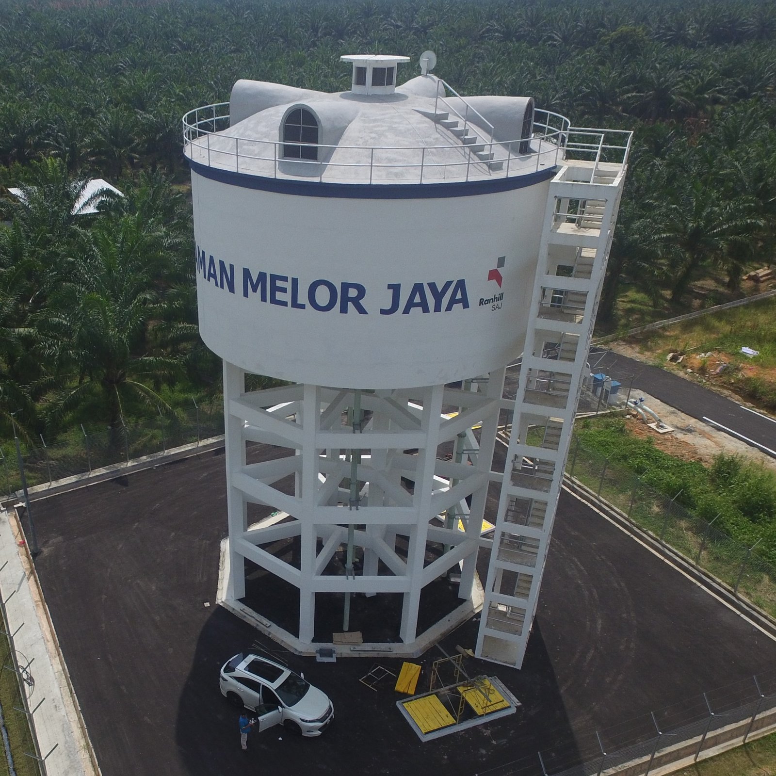 To construct elevated water tank at Taman Melor Jaya, Bukit Gambir, Johor